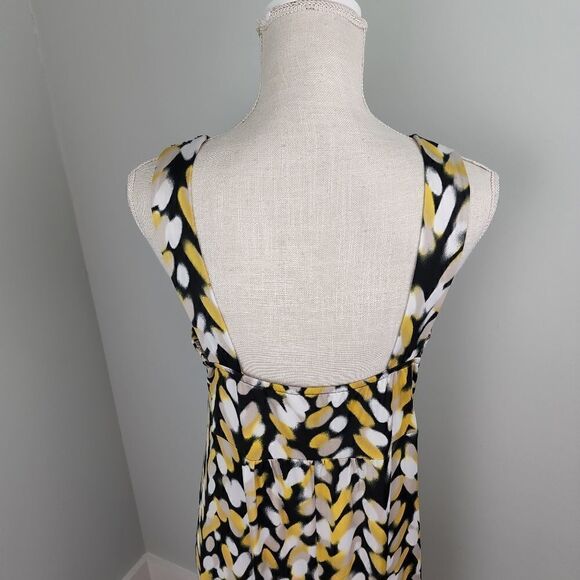 STYLE AND COMPANY WOMEN'S SLEEVELESS V NECK DRESS SIZE LARGE BEADED DETAIL - Picture 5 of 6